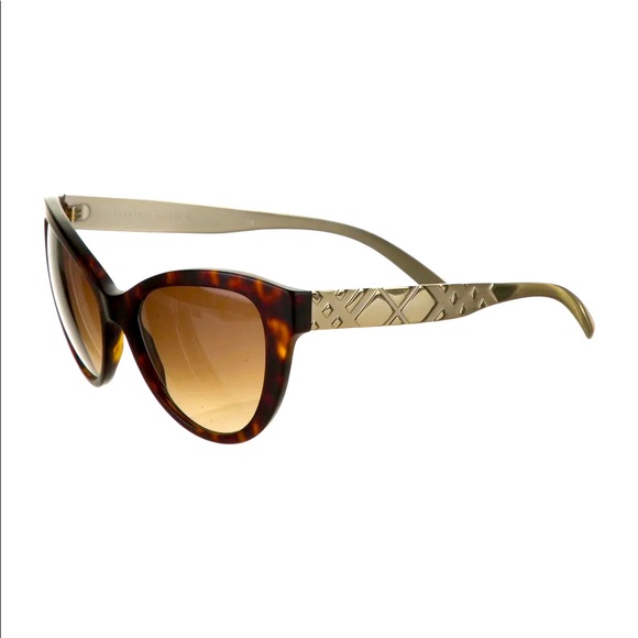 BURBERRY Acetate Cat-Eye Sunglasses brown - Picture 2 of 4